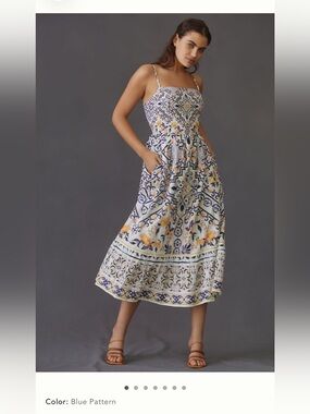 Anthropologie Let Me Be boho midi dress